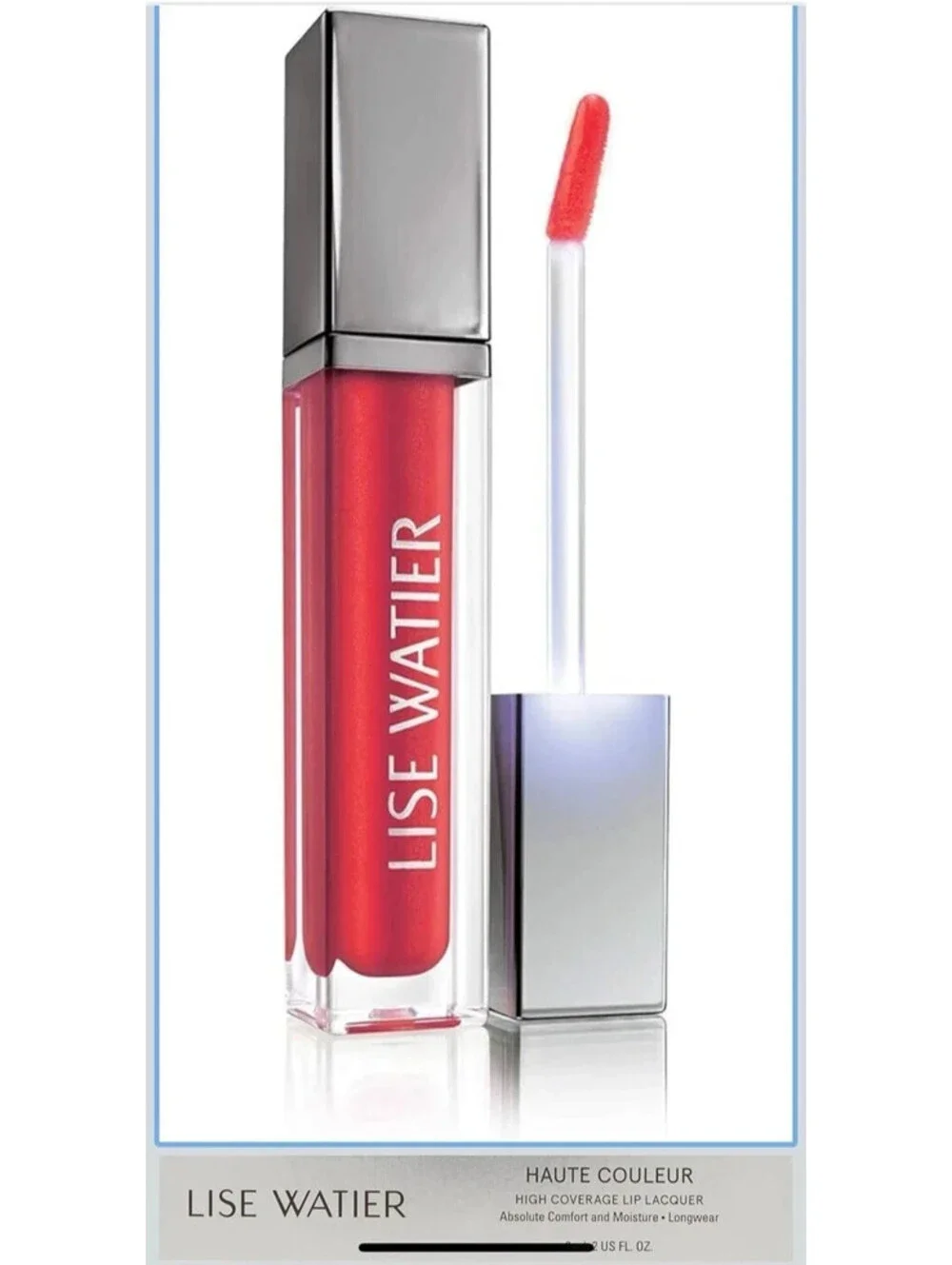 Lise Watier Haute Couleur Lip Lacquer Rouge Catwalk Red Discontinued New Box